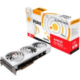 SAPPHIRE Radeon RX 7800 XT PURE GAMING OC 16G, Grafikkarte weiß, RDNA 3, GDDR6, 2x DisplayPort, 2x HDMI 2.1