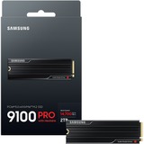 Samsung 9100 PRO Heatsink 2 TB, SSD PCIe 5.0 x4, NVMe 2.0, M.2 2280