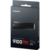 Samsung 9100 PRO Heatsink 2 TB, SSD PCIe 5.0 x4, NVMe 2.0, M.2 2280