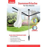 Vileda SUN-RISE Premium Wäschespinne, Wäscheständer 50 Meter