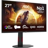 AOC Q27G4ZDR QD-OLED, Gaming-Monitor 67.3 cm (26.5 Zoll), schwarz, QHD, HDMI, DP, USB-Hub, 240Hz Panel
