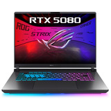 ASUS ROG Strix G16 (G615LW-S5024W), Gaming-Notebook grau/neon-grün, Intel® Core™ Ultra 9 275HX, NVIDIA GeForce RTX 5080, 32 GB DDR5, 1 TB (1 TB SSD), Windows 11 Home 64-Bit