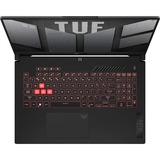 ASUS TUF Gaming A17 (FA707NV-HX051W), Gaming-Notebook grau, AMD Ryzen 5 7535HS, NVIDIA GeForce RTX 4060, 16 GB DDR5, 1 TB (1 TB SSD), Windows 11 Home 