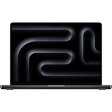 Apple MacBook Pro (14") 2023, Notebook schwarz, M3 Pro 14-Core GPU, MacOS, Deutsch, 120 Hz Display, 512 GB SSD
