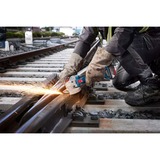 Bosch Professional Akku-Winkelschleifer GWS 18V-11 Professional solo, 18Volt blau, ohne Akku und Ladegerät, in L-BOXX