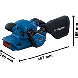 Bosch Professional Bandschleifer GBS 750 Professional blau/schwarz, 850 Watt