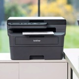 Brother DCP-L2627DWE, Multifunktionsdrucker dunkelgrau, USB, WLAN, Scan, Kopie, EcoPro