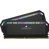 Corsair DIMM 64 GB DDR5-5200 (2x 32 GB) Dual-Kit, Arbeitsspeicher schwarz, CMT64GX5M2B5200C40, Dominator Platinum RGB, INTEL XMP