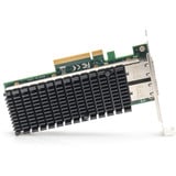 Digitus 2-Port 10 Gigabit Ethernet, LAN-Adapter 