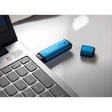 Kingston IronKey Vault Privacy 50 32 GB, USB-Stick hellblau/schwarz, USB-A 3.2 Gen 1