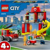 LEGO 60375 City Feuerwehrstation und Löschauto, Konstruktionsspielzeug 