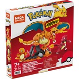 Mattel MEGA Pokémon Glumanda Evolution Set, Konstruktionsspielzeug 