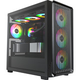 Montech X5M , Tower-Gehäuse schwarz, Tempered Glass