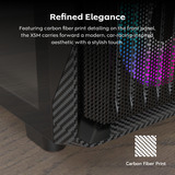 Montech X5M , Tower-Gehäuse schwarz, Tempered Glass