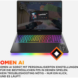 OMEN 16 MAX 16-ah0170ng, Gaming-Notebook schwarz, Intel® Core™ Ultra 7 255HX, NVIDIA GeForce RTX 5080, 64 GB DDR5, 2 TB (2 TB SSD), Windows 11 Home