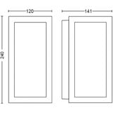 Philips Hue White & Color Ambiance Impress Outdoor Wandleuchte, LED-Leuchte schwarz