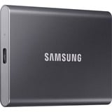 SAMSUNG Portable SSD T7 500GB, Externe SSD grau, USB-C 3.2 Gen 2 (10 Gbit/s), extern