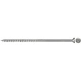 fischer Spanplattenschraube PowerFast 6,0x140 Senkkopf TX 100 Stück, mit Teilgewinde, Edelstahl A4