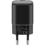 goobay USB-C Schnellladegerät Nano, PD, GaN, 45 Watt schwarz, 1x USB-C, Power Delivery 3.0