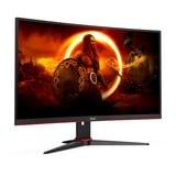 AOC AGON C27G2E/BK, Gaming-Monitor 68.6 cm (27 Zoll), schwarz/rot, Full HD, VA, HDR, Adaptive-Sync, HDMI, DisplayPort, 165Hz Panel