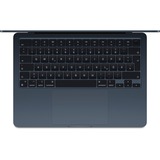 Apple MacBook Air 34,5 cm (13,6") 2024, Notebook schwarz, Polarstern, M3, 8-Core GPU, macOS, Deutsch, 34.5 cm (13.6 Zoll), 256 GB SSD