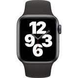 Apple Watch SE, Smartwatch grau/schwarz, 40mm, Sportarmband, Aluminium-Gehäuse, LTE