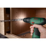 Bosch Akku-Schlagbohrschrauber EasyImpact 1200 + Bit- und Bohrer-Set grün/schwarz, 2x Li-Ionen Akku 1,5Ah, Koffer