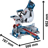 Bosch Kapp-und Gehrungssäge GCM 305-254 D Professional, Kapp- und Gehrungssäge blau, 1.500 Watt