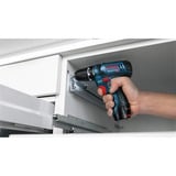 Bosch Professional Akku-Bohrschrauber GSR 12V-15 Professional, 12Volt blau/schwarz, 2x Li-Ionen Akku 2,0Ah, 25 Bits