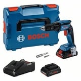 Bosch Professional Akku-Trockenbauschrauber GTB 18V-45 Professional blau/schwarz, 2x Akku ProCORE18V 4,0Ah, in L-BOXX
