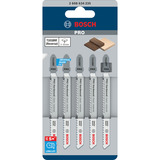 Bosch Stichsägeblatt T 101 BRF Clean for Hard Wood, 100mm 5 Stück