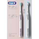 Braun Oral-B Pulsonic Slim Luxe 4900, Elektrische Zahnbürste roségold/platin, inkl. 2. Handstück