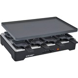 Cloer Raclettegrill 6446 mit beidseitig verwendbarer Grillplatte schwarz