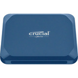 Crucial X10 Portable SSD 2 TB, Externe SSD blau, USB-C 3.2