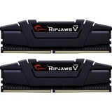 G.Skill DIMM 64 GB DDR4-4400 (2x 32 GB) Dual-Kit, Arbeitsspeicher schwarz, F4-4400C19D-64GVK, Ripjaws V, INTEL XMP