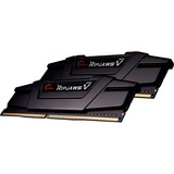 G.Skill DIMM 64 GB DDR4-4400 (2x 32 GB) Dual-Kit, Arbeitsspeicher schwarz, F4-4400C19D-64GVK, Ripjaws V, INTEL XMP