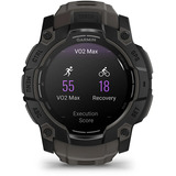 Garmin Instinct 3 - 50 mm, AMOLED, Smartwatch Black, Silikon-Armband