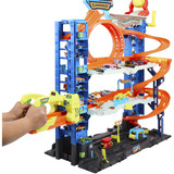 Hot Wheels Ultimative Garage, Spielgebäude mit 2 Die-Cast-Autos, Aufbewahrung für mehr als 50 Autos