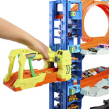 Hot Wheels Ultimative Garage, Spielgebäude mit 2 Die-Cast-Autos, Aufbewahrung für mehr als 50 Autos