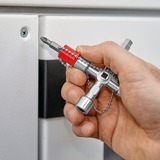 KNIPEX Profi-Key 00 11 04, Steckschlüssel für gängige Absperrsysteme