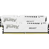 Kingston FURY DIMM 32 GB DDR5-5600 (2x 16 GB) Dual-Kit, Arbeitsspeicher weiß, KF556C36BWEK2-32, FURY Beast, INTEL XMP, AMD EXPO