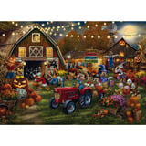 Schmidt Spiele Thomas Kinkade Studios: Disney - Mickey & Minnie Pumpkin Festival, Puzzle 1000 Teile