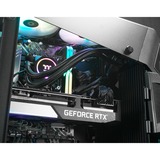 Thermaltake Amalthea Black, Gaming-PC schwarz/transparent, Windows 11 Home 64-Bit