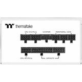 Thermaltake Toughpower GF A3 Snow 850W, PC-Netzteil weiß, 1x 12VHPWR, 5x PCIe, Kabel-Management, 850 Watt