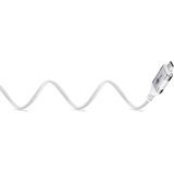goobay Ethernet-Adapterkabel USB-C 3.2 Gen2 > RJ-45, Slim weiß, 1 Meter