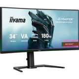 iiyama G-Master GCB3484WQSU-B1 RED EAGLE CURVED, Gaming-Monitor 86.4 cm (34 Zoll), schwarz, WQHD, Curved, VA, Free-Sync Premium, USB-C, 180Hz Panel