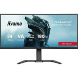 iiyama G-Master GCB3484WQSU-B1 RED EAGLE CURVED, Gaming-Monitor 86.4 cm (34 Zoll), schwarz, WQHD, Curved, VA, Free-Sync Premium, USB-C, 180Hz Panel