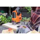 BLACK+DECKER Stichsäge BES602 orange/schwarz, 400 Watt