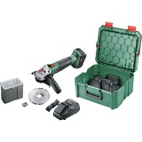 Bosch Akku-Winkelschleifer AdvancedGrind 18, SystemBox Set grün/schwarz, Li-Ionen Akku 4,0Ah, Koffer, POWER FOR ALL ALLIANCE