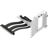 Fractal Design Flex 2 PCIe 4.0 x16 White, Halterung + Verlängerungskabel weiß/schwarz, 19,5cm